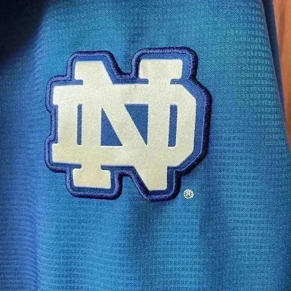 Men's Large Notre Dame Adidas Jacket - Picture 7 of 10